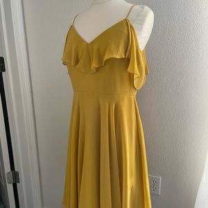 Jenny Yoo Mustard Dress